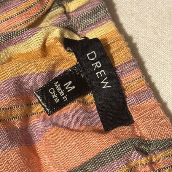 Drew‎ Anthropologie Strapless Striped Jumpsuit Tulip Slit Leg Size M Linen
Blend - Picture 5 of 8